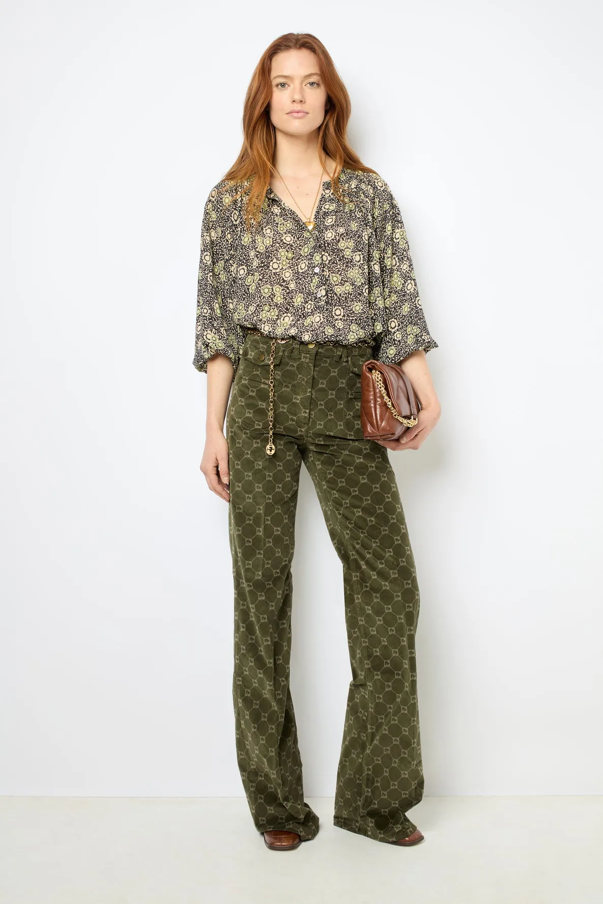Blouse Adena Dac44a318 Khaki-Green