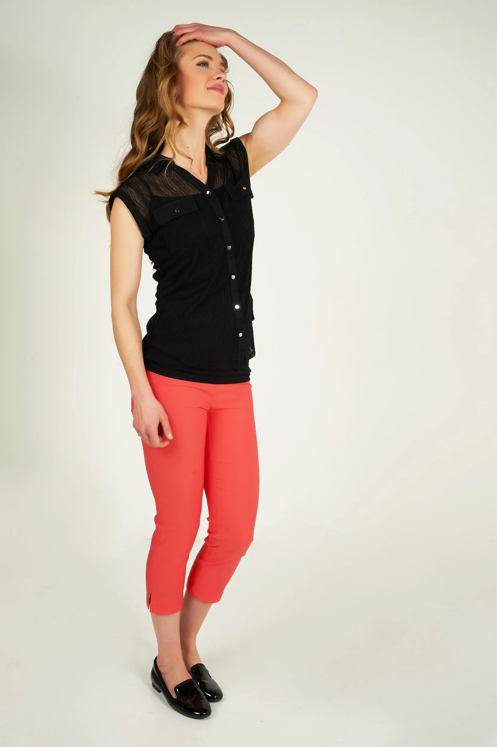 Blouse en maille sans manches - TESSY-MHUX1 - (E-A1)
