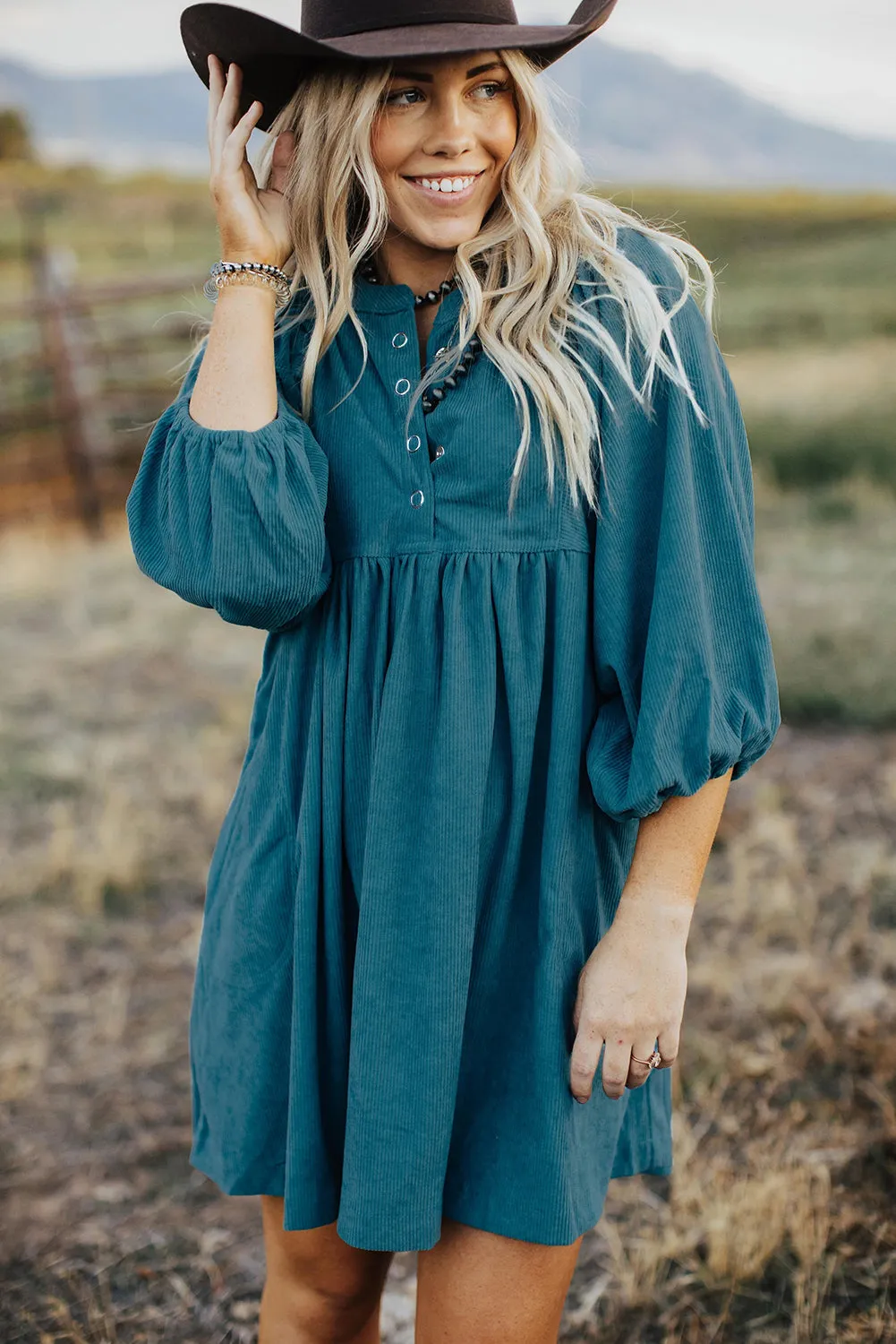 Boho Chic Button-Down Dress