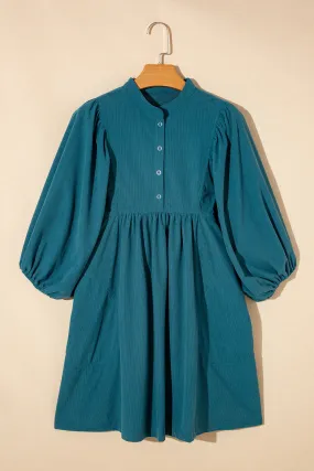 Boho Chic Button-Down Dress