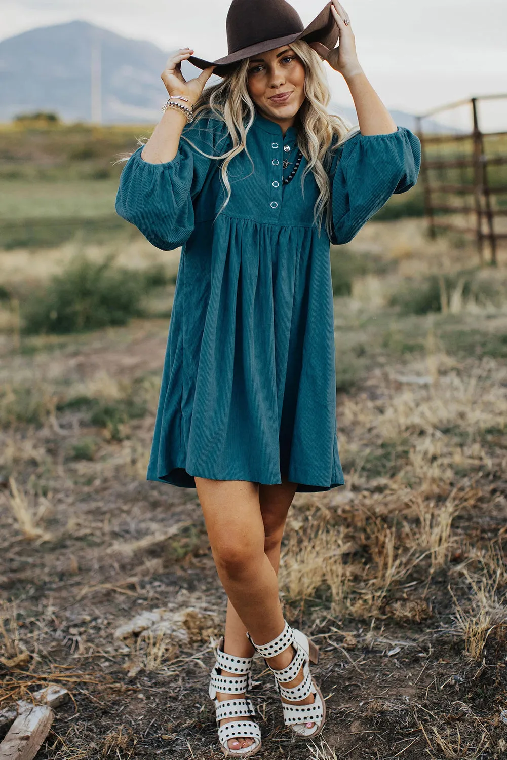 Boho Chic Button-Down Dress