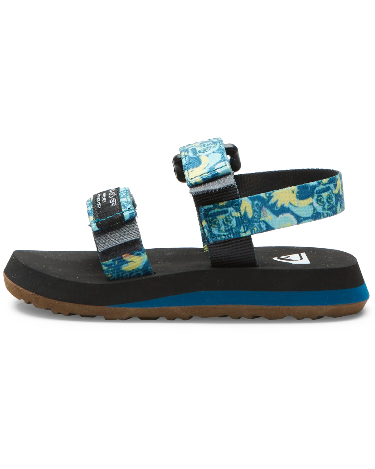 Boys Monkey Caged Flip Flops in Blue & Yellow