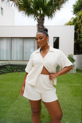 CAPRI WAFFLE SHORTS OASIS