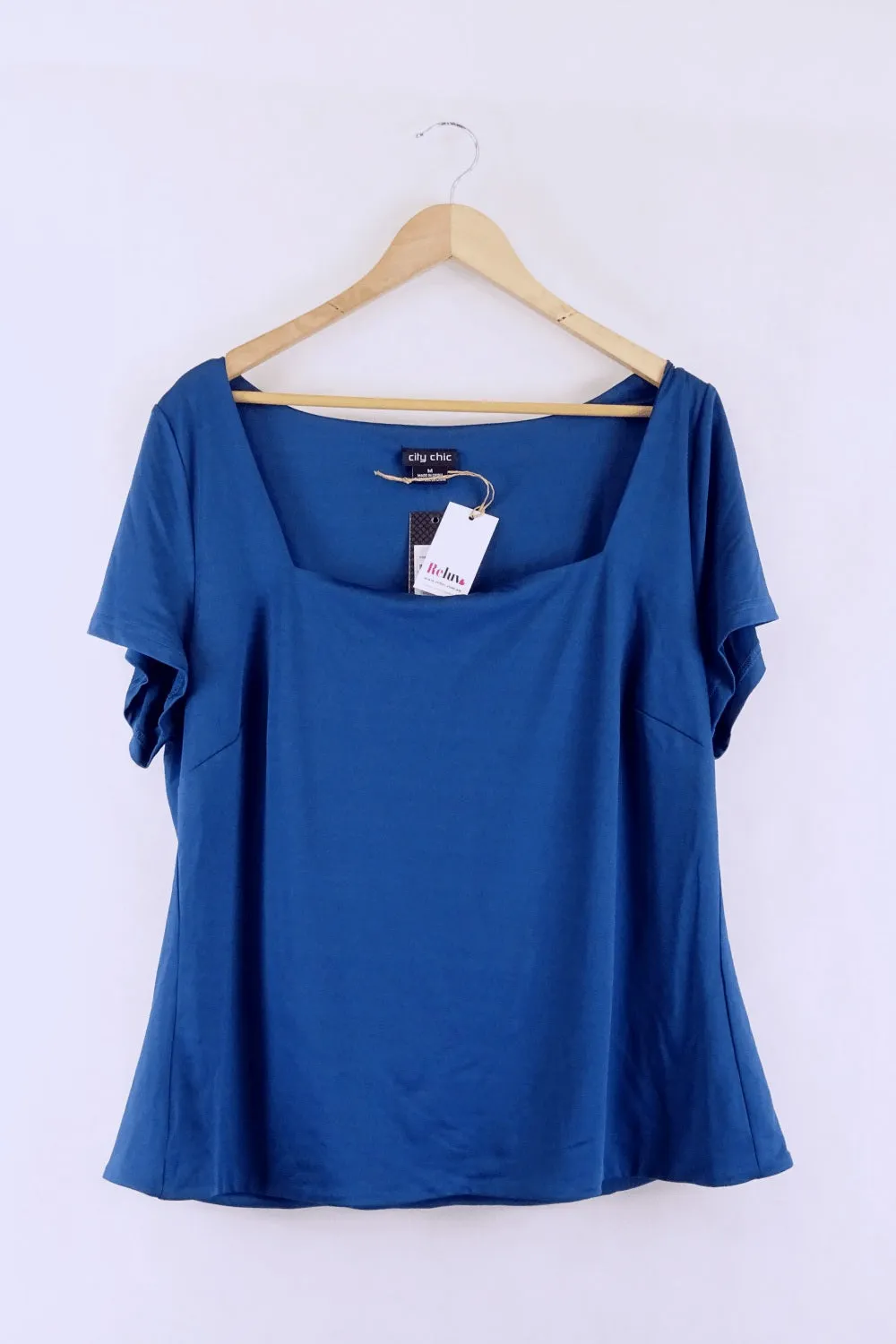 City Chic Blue Top M