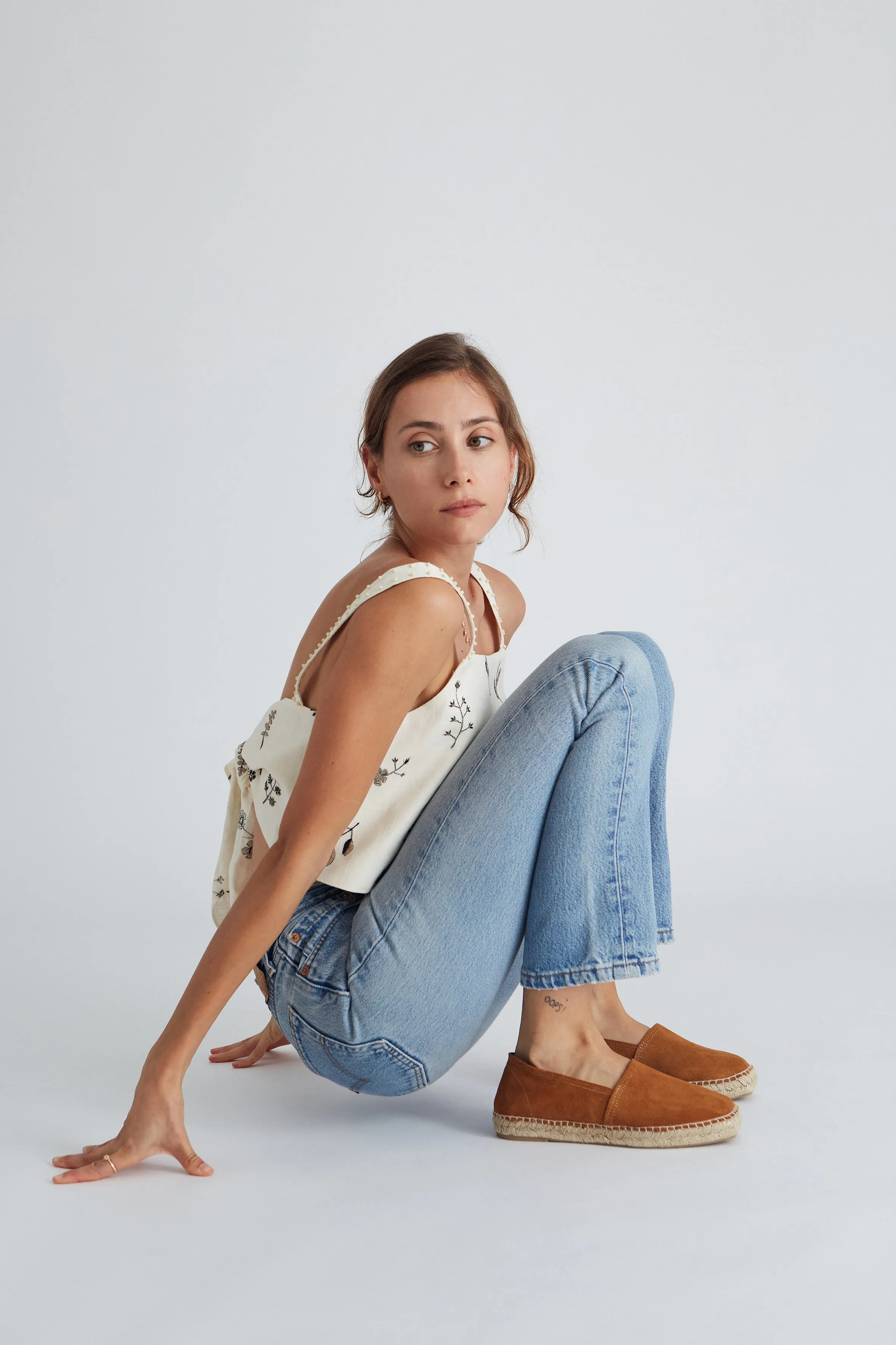 Cognac Loafer Espadrilles