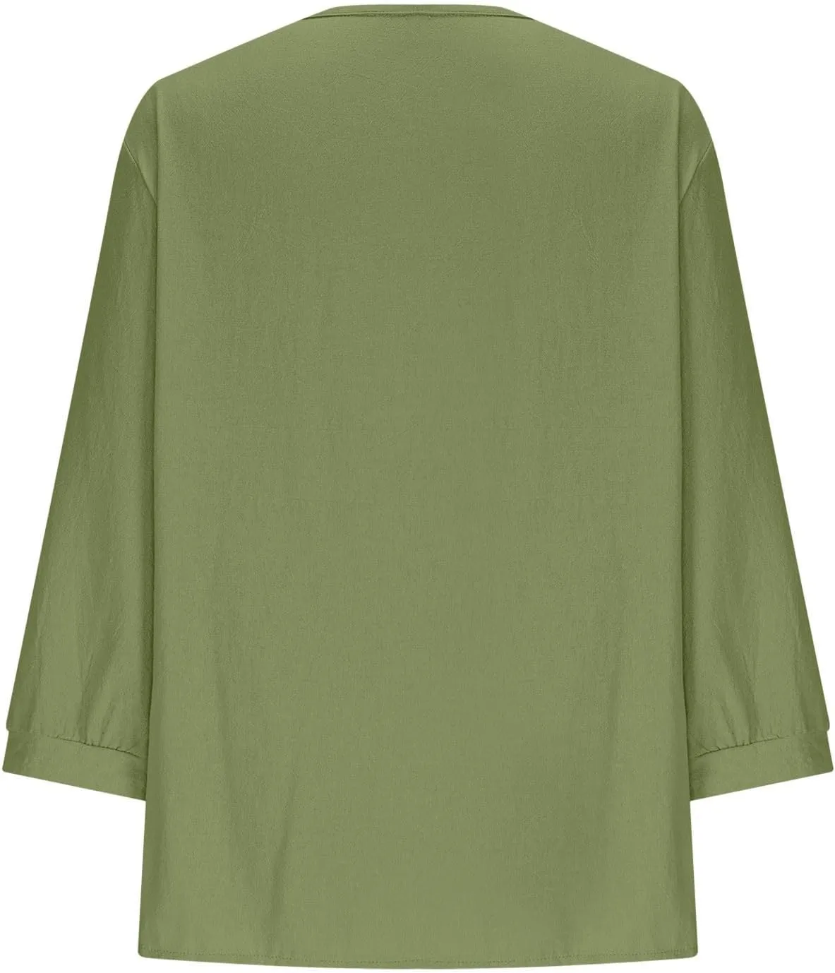 Cotton Linen Shirts for Women Long Sleeve Ruffle Collar Blouse Summer Tops Loose Lightweight Flowy Beach Outfits 2025