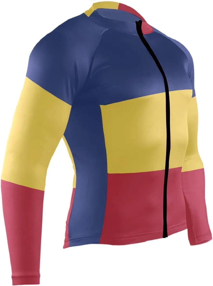 Cycling Jersey Men Long Sleeve Tops Bike Shirts Bicycle Clothes Jacket