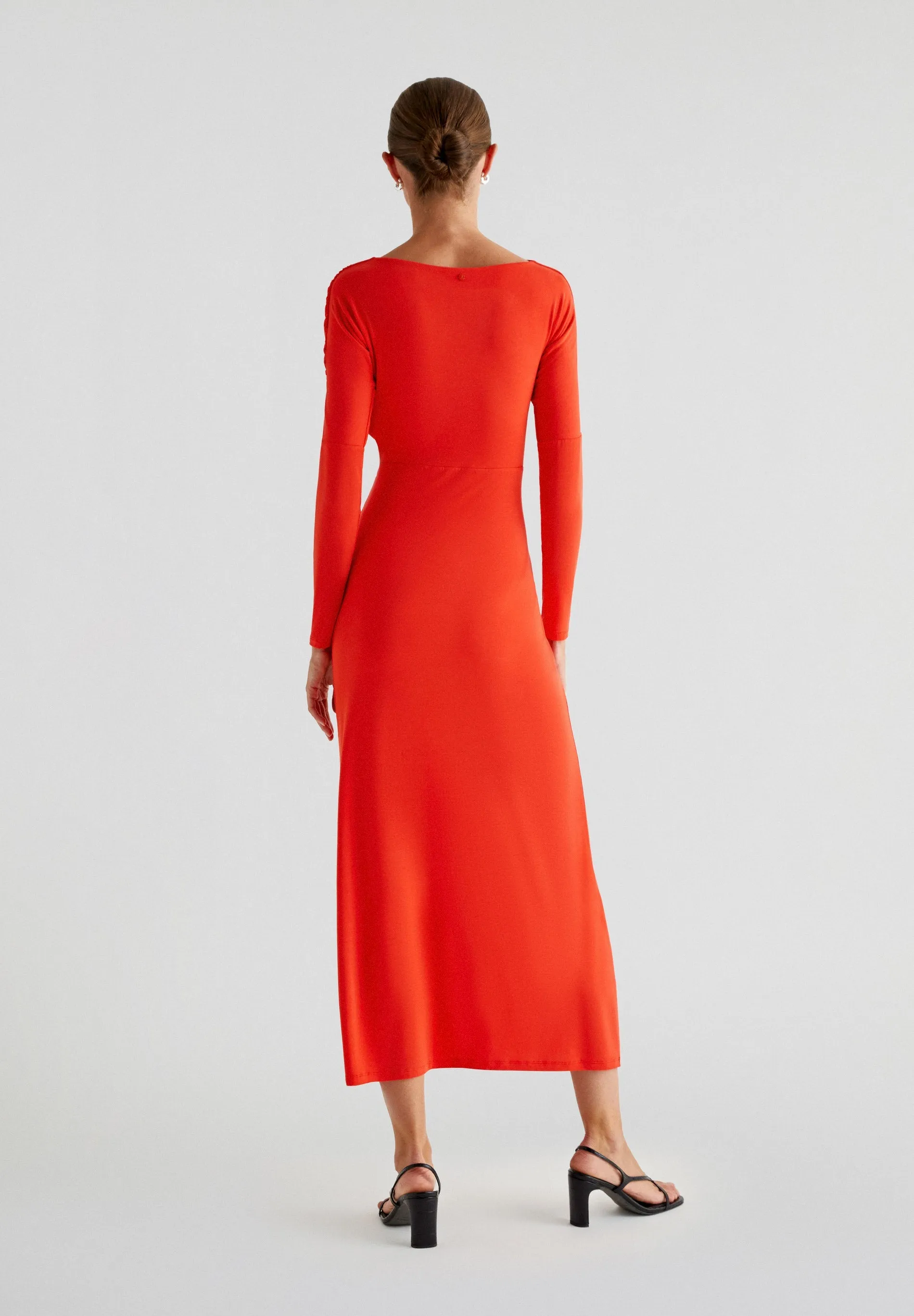DRAPED DRESS