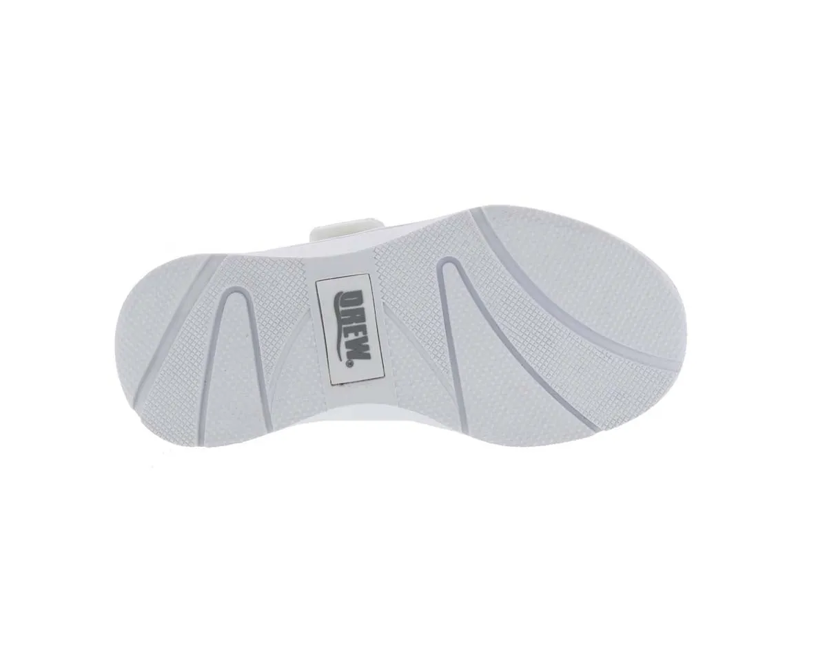 Drew Sutton Women Sandal In White/silver Combo