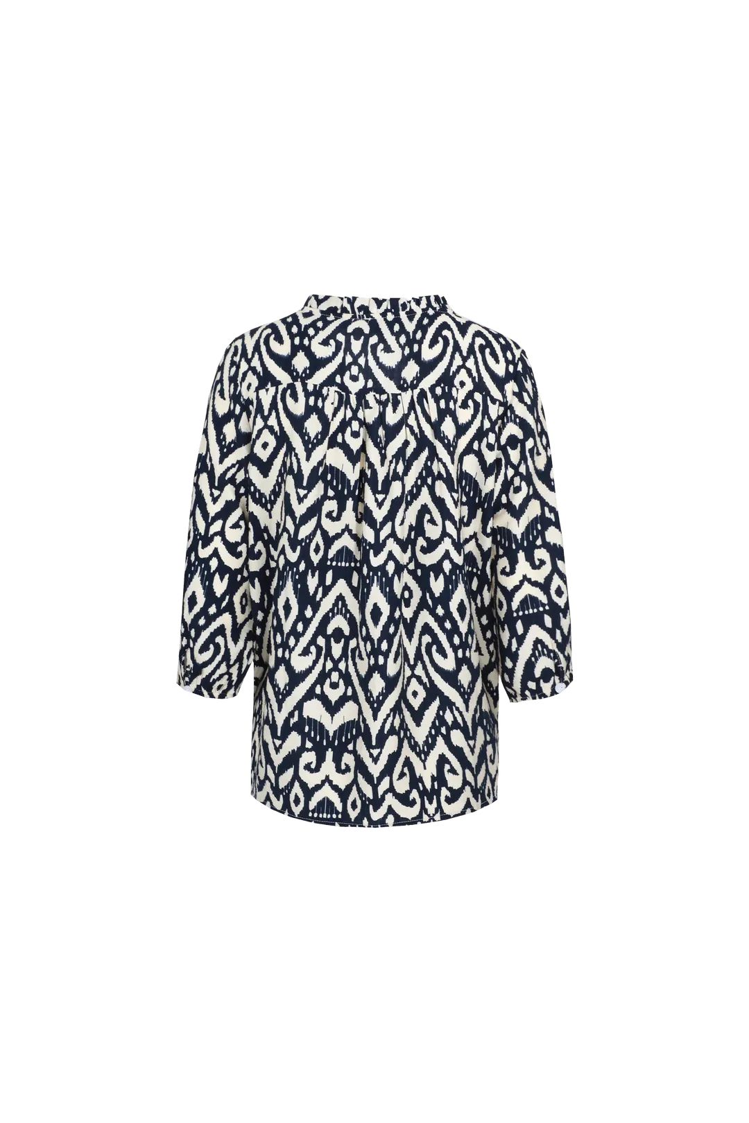 Emelia blouse | Sand/Navy Blue