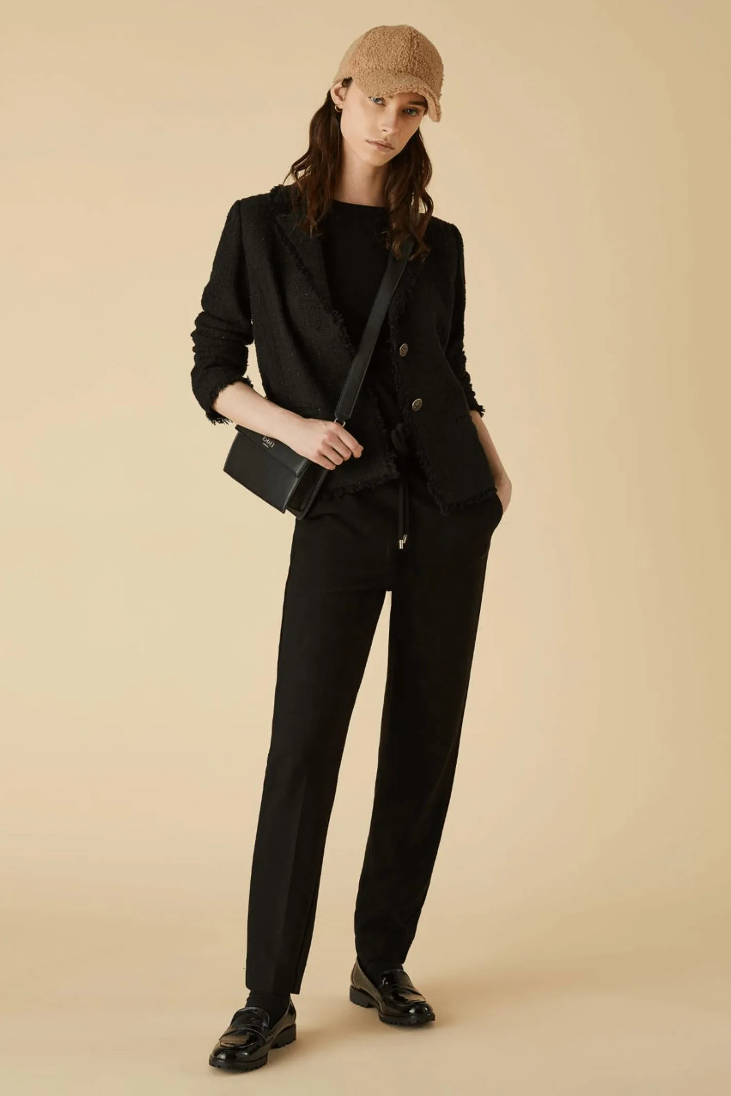 Emme Joice 2357860438200 Black Jersey Trousers