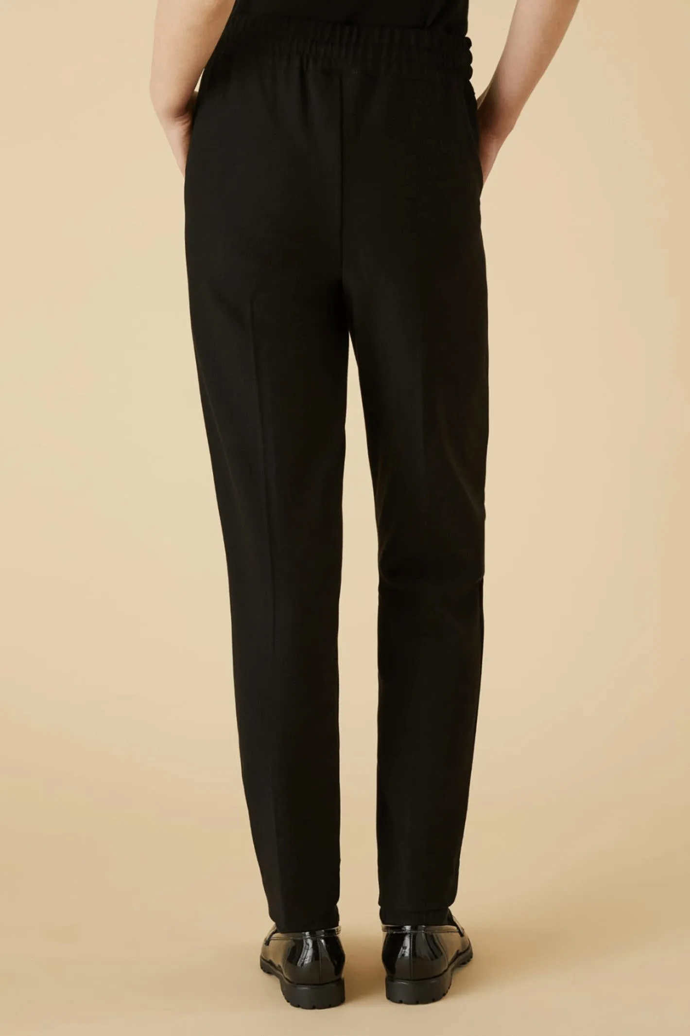 Emme Joice 2357860438200 Black Jersey Trousers