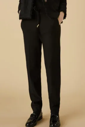 Emme Joice 2357860438200 Black Jersey Trousers