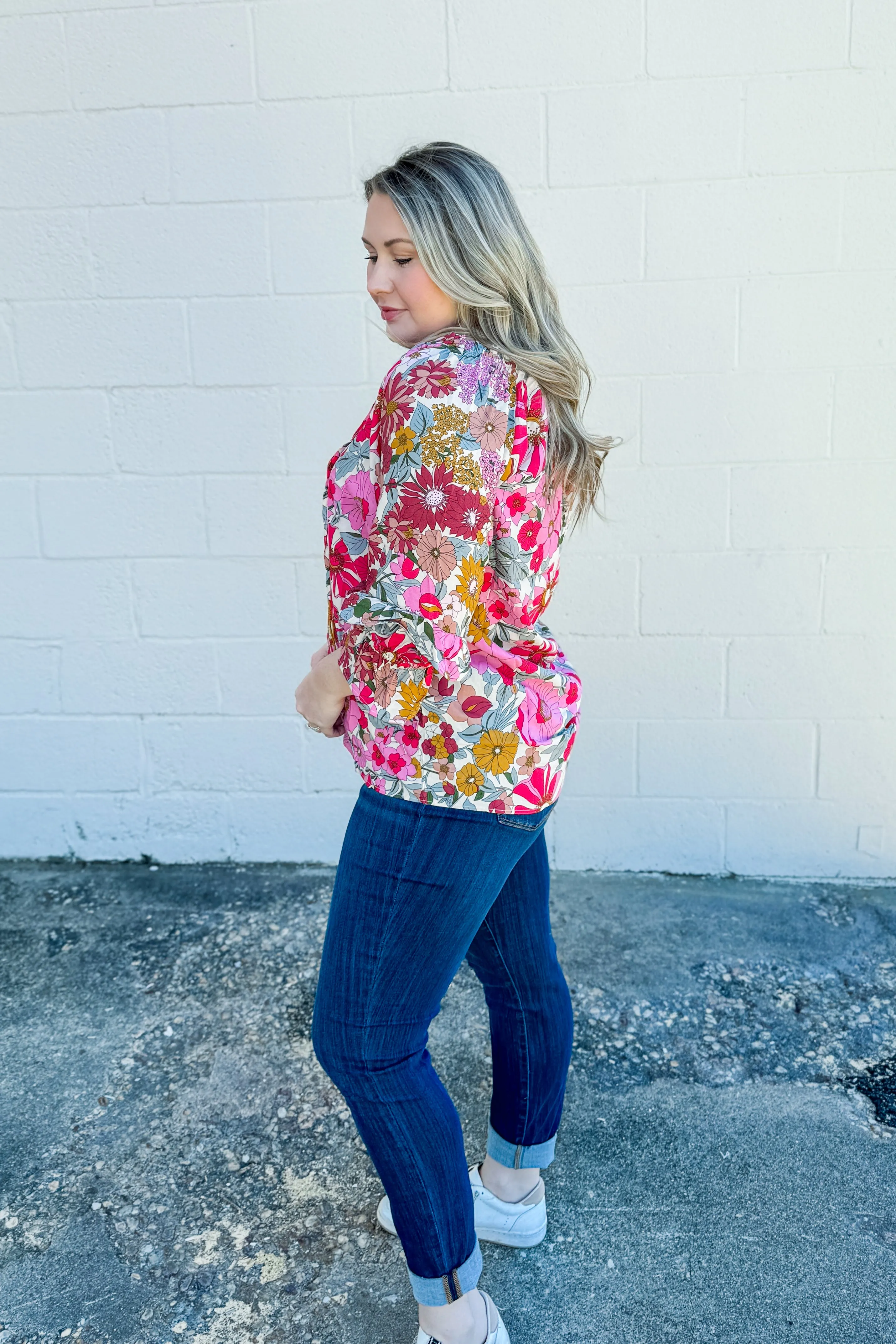 Flower For Your Thoughts Floral Top