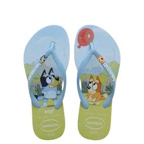 Kids Slim Bluey Flip Flops