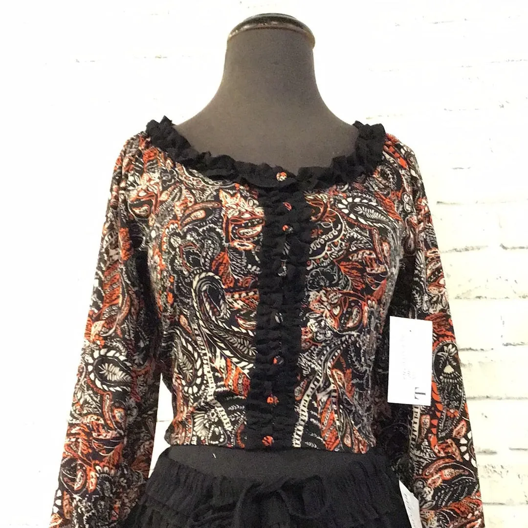 Kingsley Crop Top Blouse