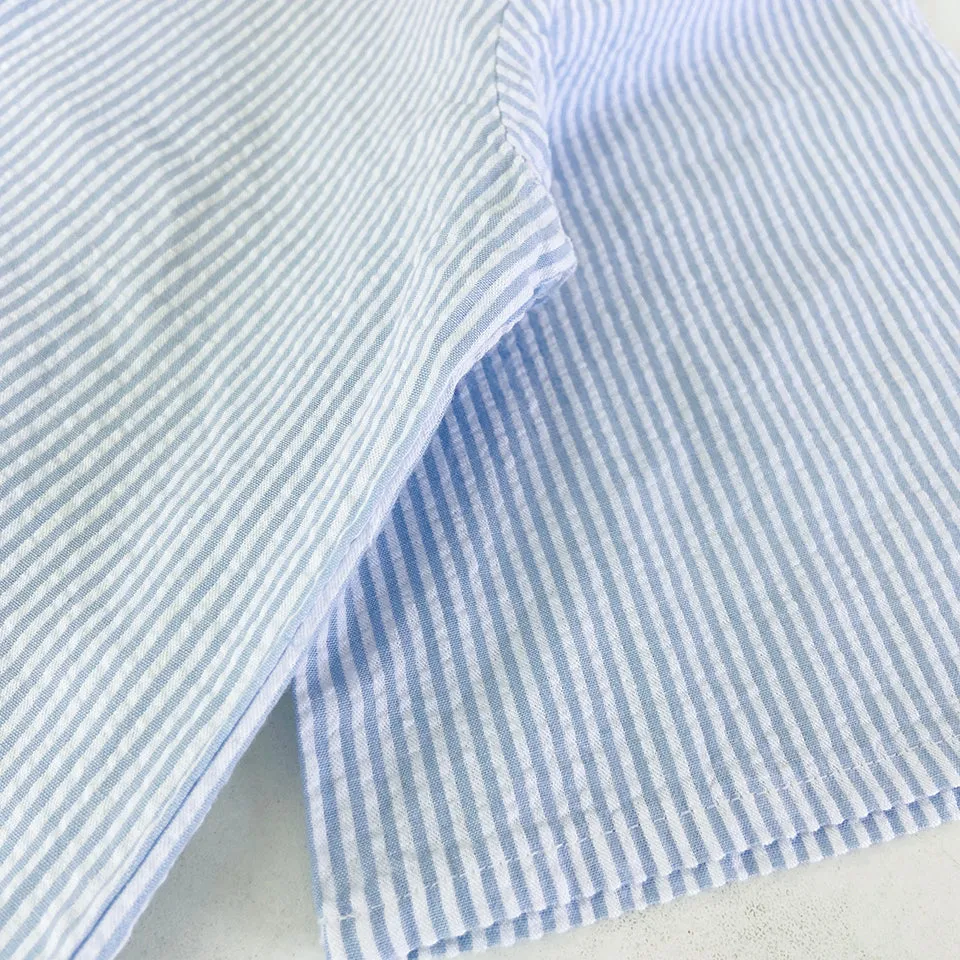 Ladies Nightwear Blue striped Pajama Set