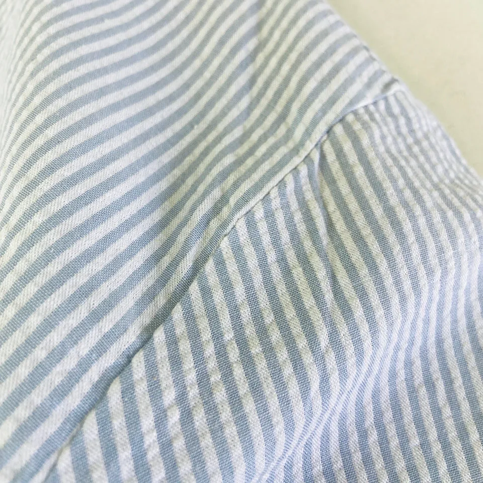 Ladies Nightwear Blue striped Pajama Set