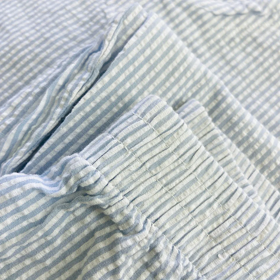 Ladies Nightwear Blue striped Pajama Set