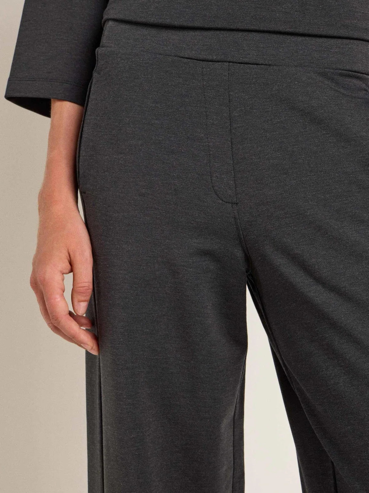 Lanius - Marlene trouser - Anthra Melange