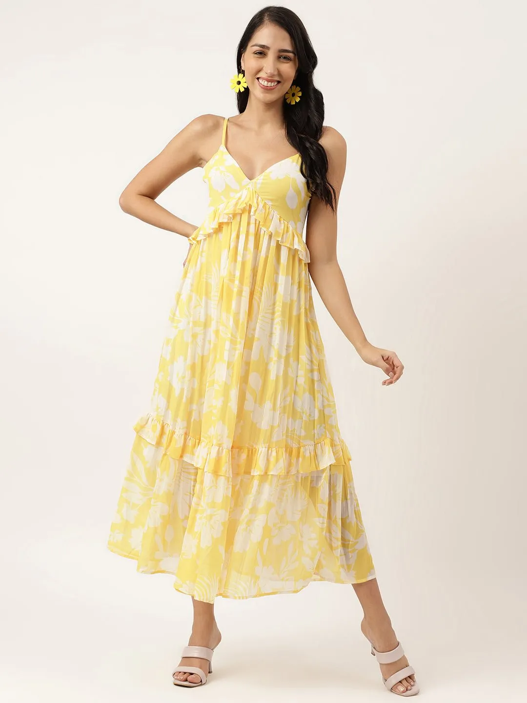 Light Mustard Yellow Maxi Dress