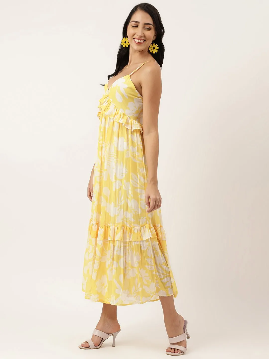 Light Mustard Yellow Maxi Dress