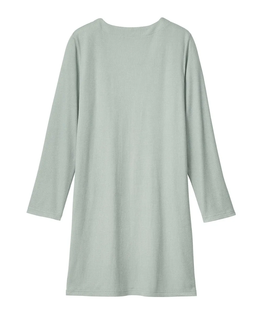 Long Sleeve 3-piece Loungewear Set with Cups