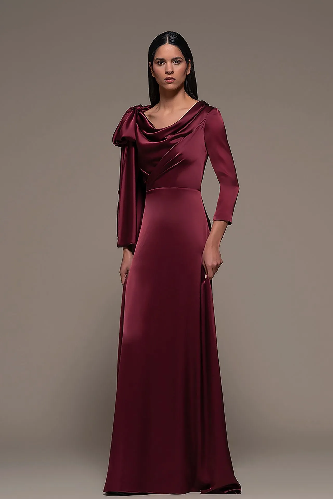 Long-Sleeved Sheath Dress