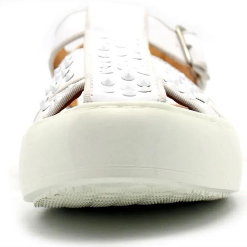 Men's Casual Beach Sandals With Rivets | Plus Size