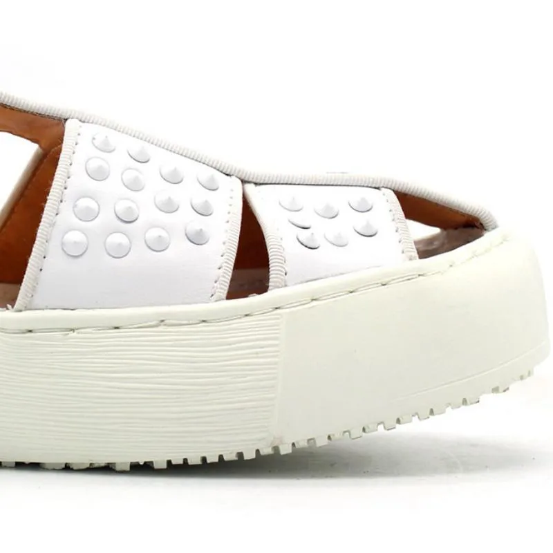 Men's Casual Beach Sandals With Rivets | Plus Size