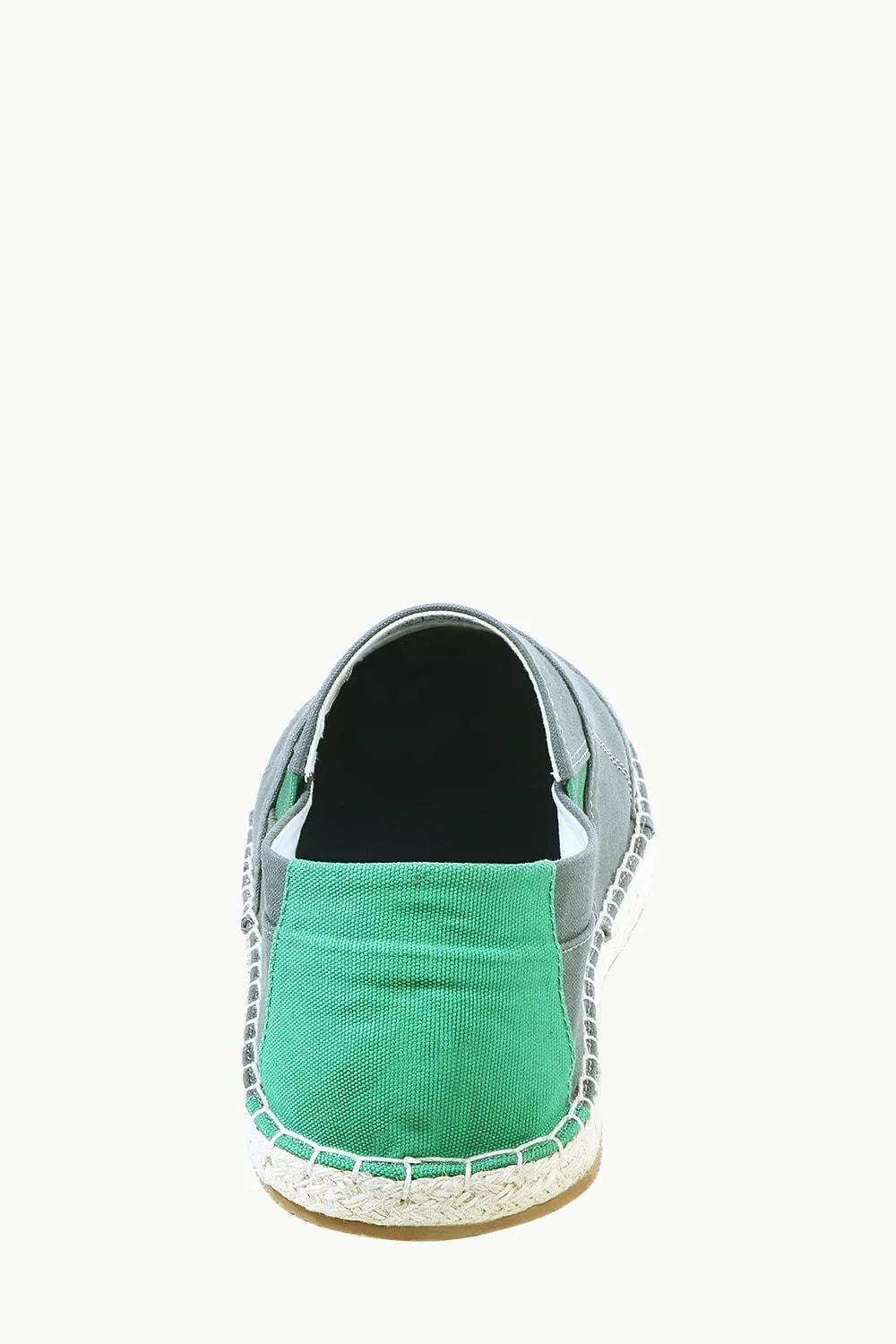 Mens Grey Cut N Sew Espadrilles