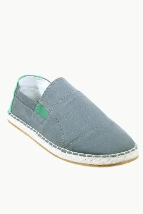 Mens Grey Cut N Sew Espadrilles