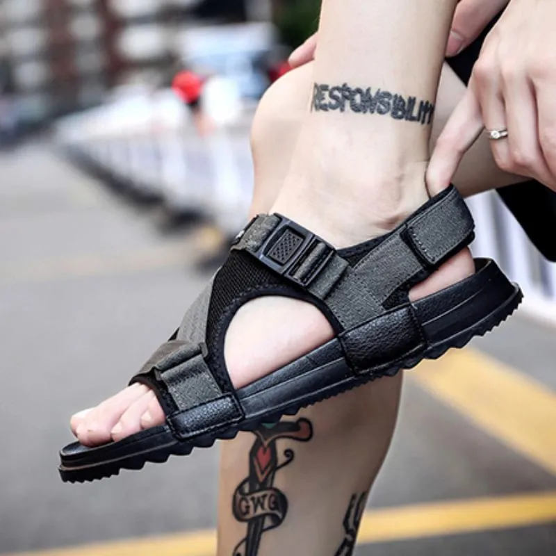 Men's Summer Flat Sandals | Plus Size