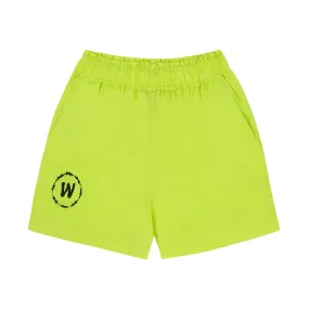 NEON YELLOW - SHORTS "HAND PAINTED"