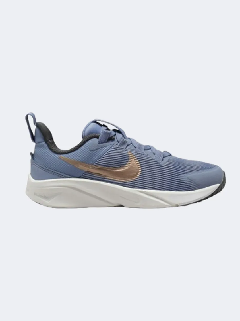 Nike Star Runner 4 Boys Running Shoes Ashen Slate/Metalic