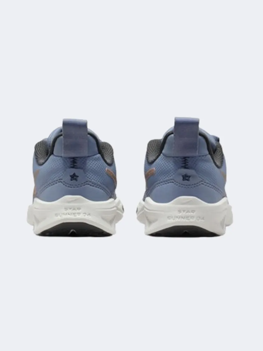 Nike Star Runner 4 Boys Running Shoes Ashen Slate/Metalic