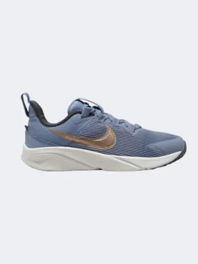 Nike Star Runner 4 Boys Running Shoes Ashen Slate/Metalic