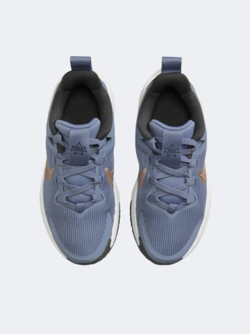 Nike Star Runner 4 Boys Running Shoes Ashen Slate/Metalic
