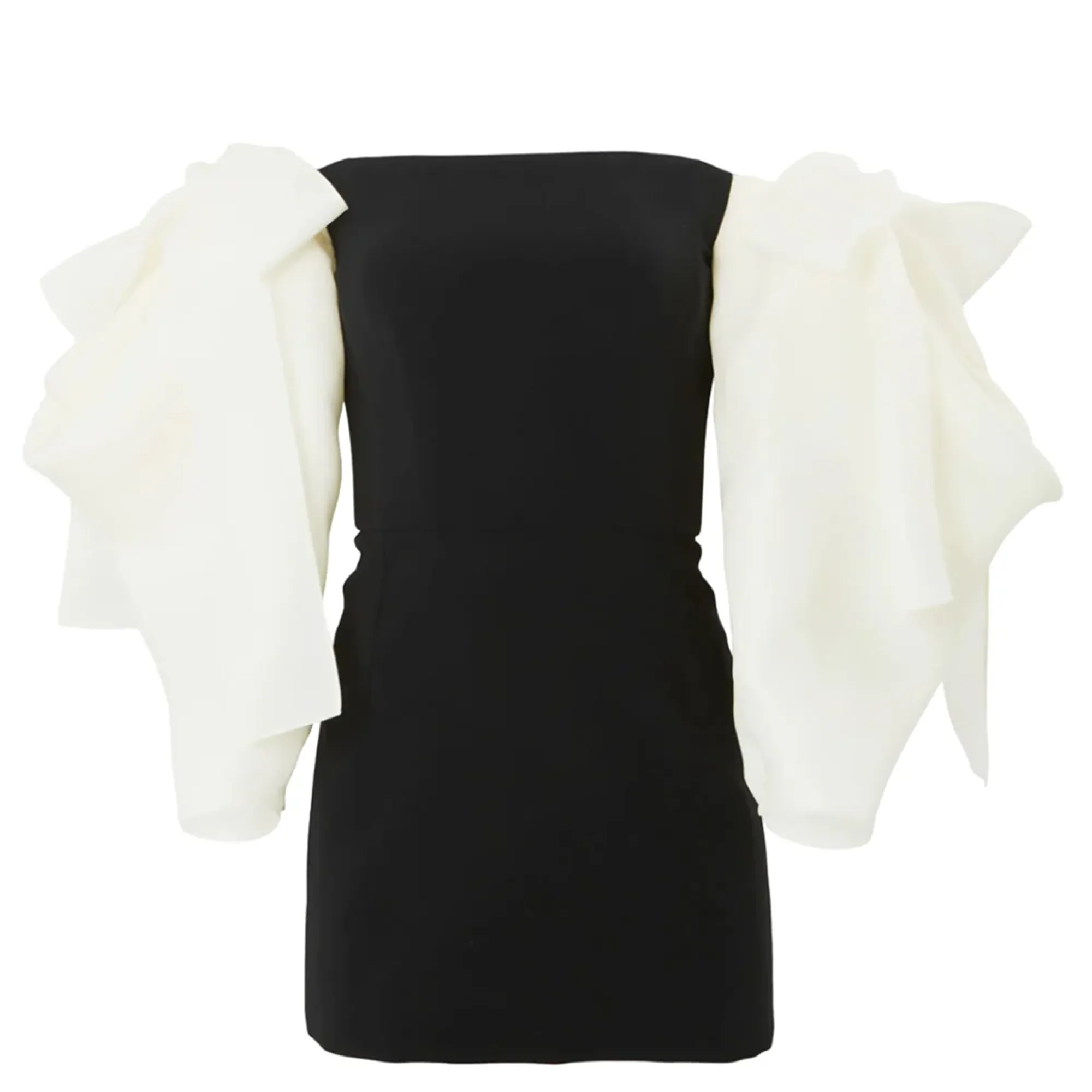 Off Shoulder Draped Sleeve Mini Dress