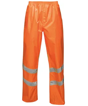 Orange - Hi-vis pro pack-away trousers