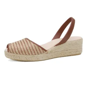 Palma Low Jute Wedge Espadrilles in Natural