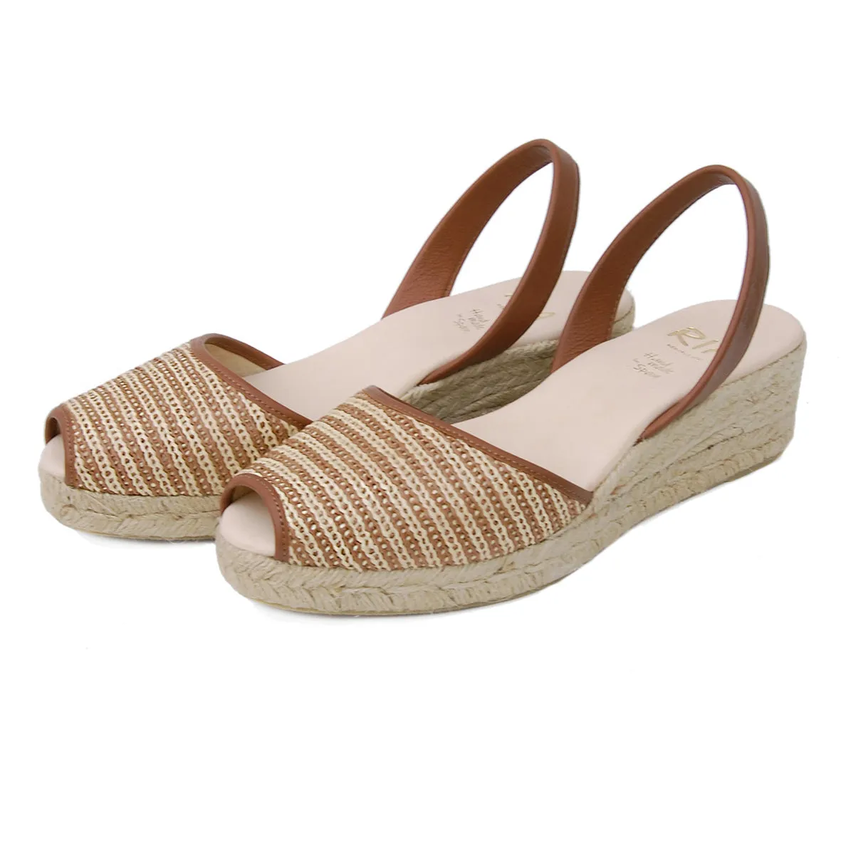 Palma Low Jute Wedge Espadrilles in Natural