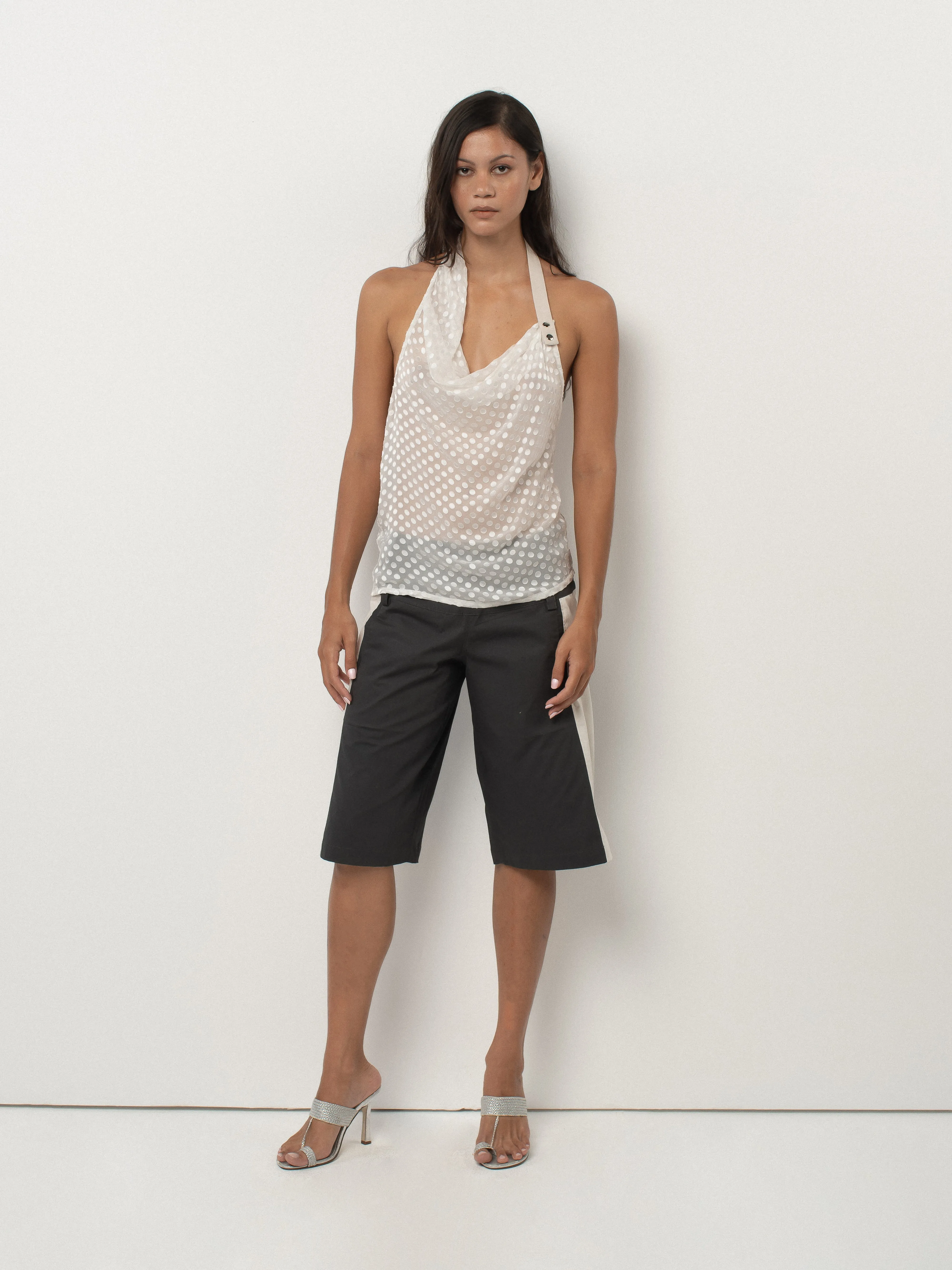 Paneles Short - Charcoal Stripe
