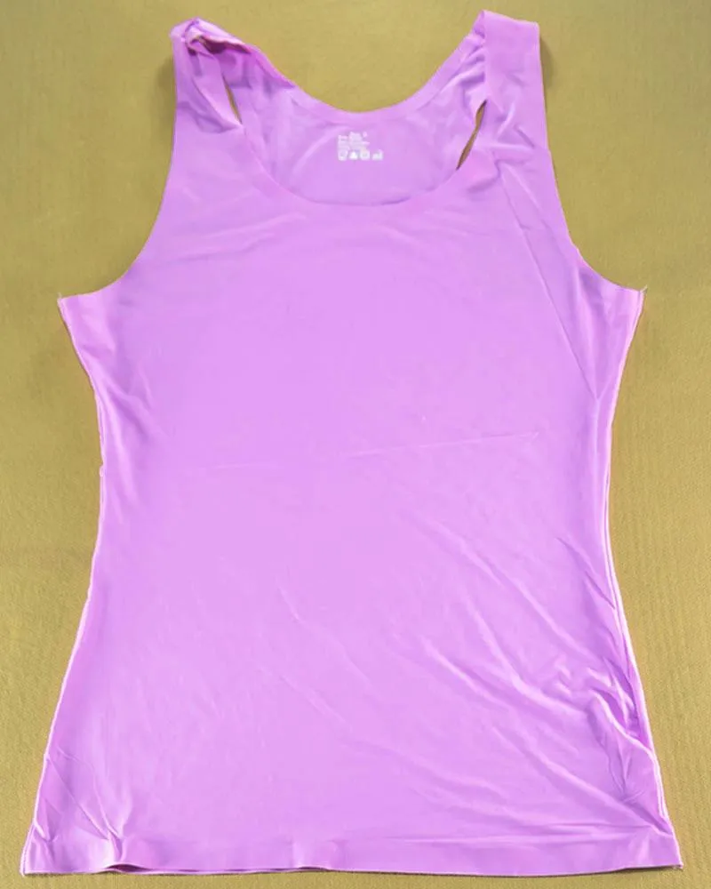 Plain Fancy Camisole For Women - Pink Color - 184