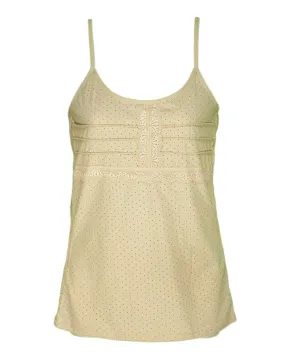 Polka Dotted Cotton Camisole For Women - Color Skin - MA-6