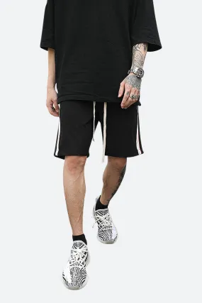 POLY COTTON STRIPE SHORTS