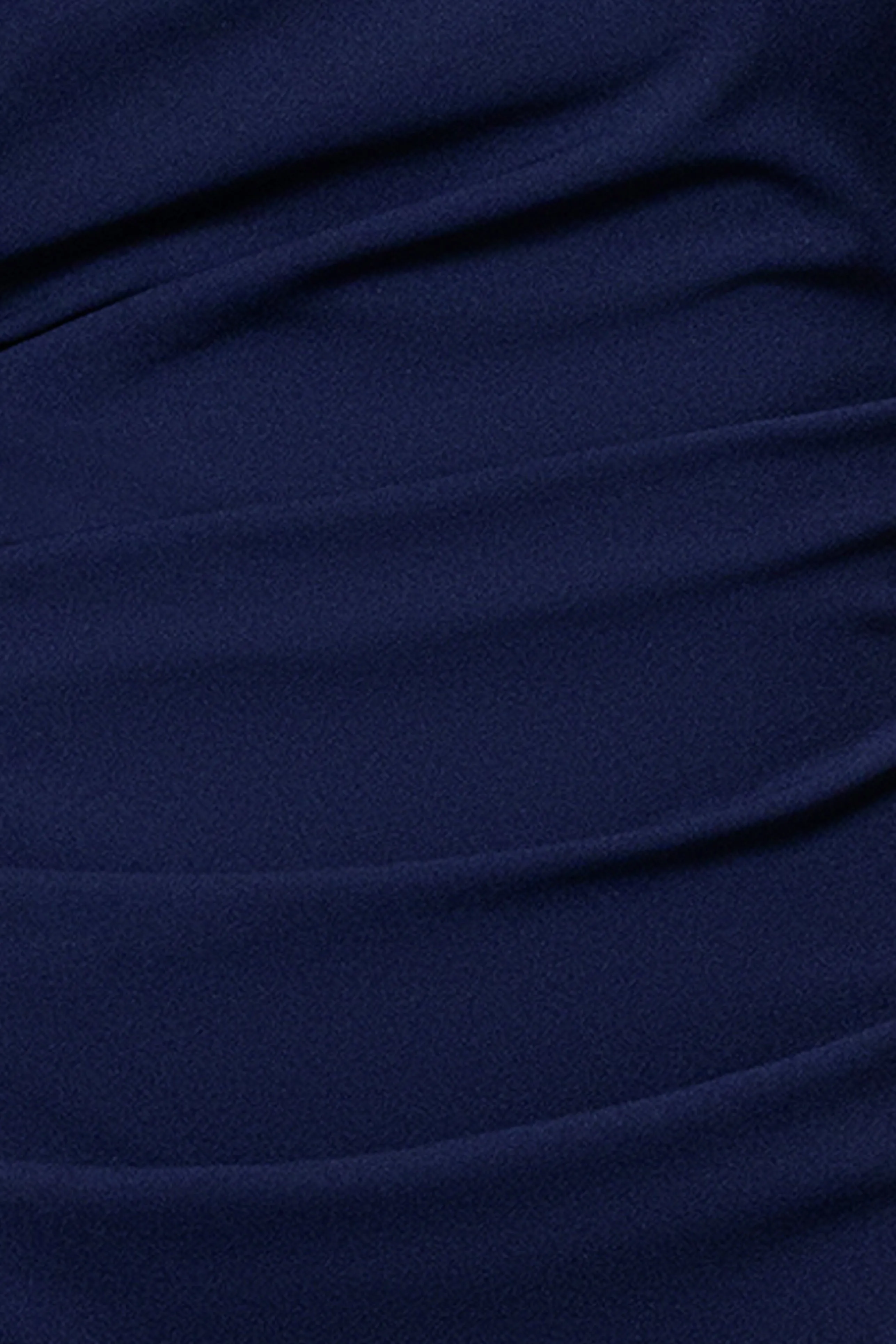 "Jordan" Short Scuba Crepe Draped Back Dress