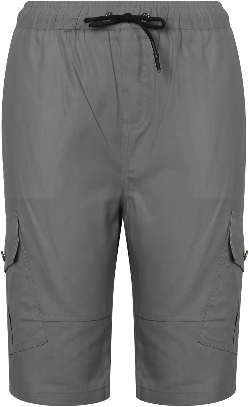 Relaxed Fit Hiking Cargo Shorts Mens Lightweight Outdoor Work Tactical Shorts Casual Pockets Fishing Travel Shorts