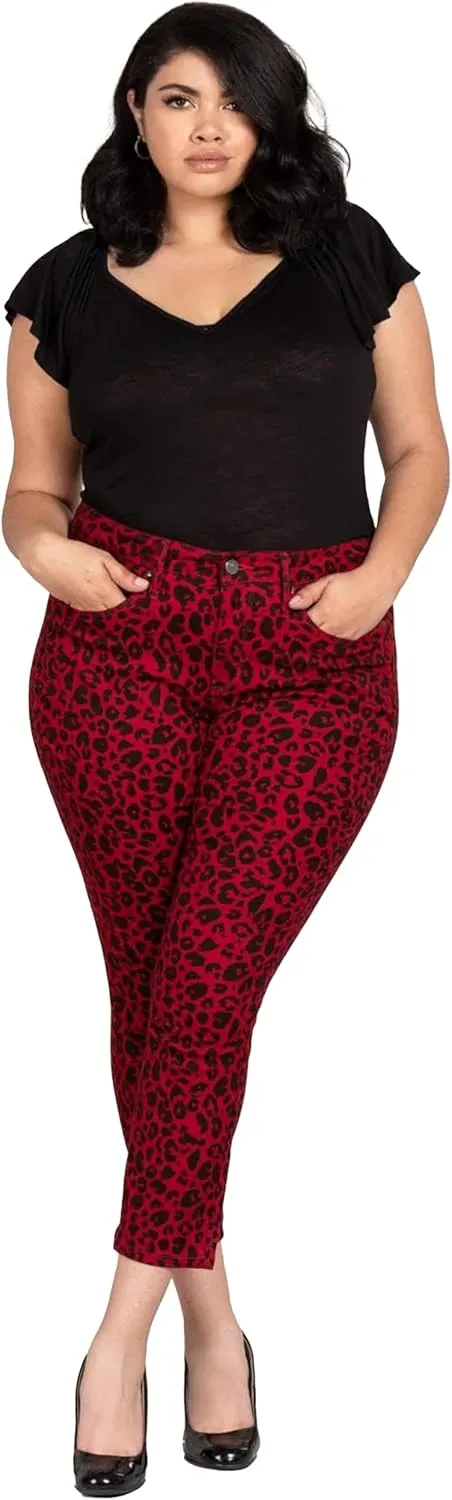 Royalty For Me Womens Women's Plus Size Fashion First Ankle Jean