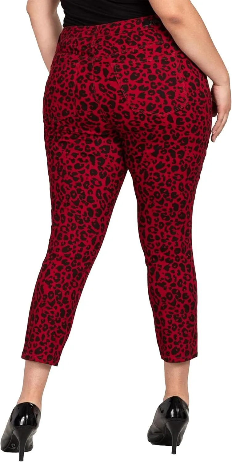 Royalty For Me Womens Women's Plus Size Fashion First Ankle Jean
